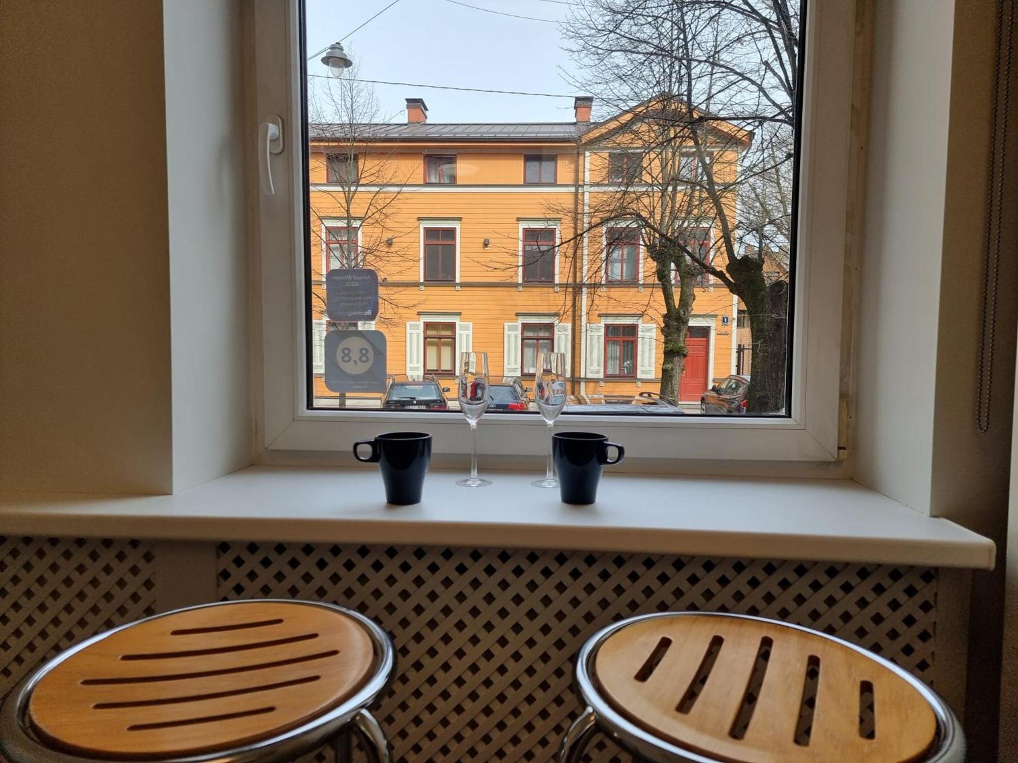 City Inn Riga Apartment, New Renovated In Quiet Center With Balcony With Parking Exterior foto
